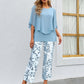 🔥LAST DAY SALE - 60% OFF🔥Women’s Printed Pants and Crew Neck Top Set