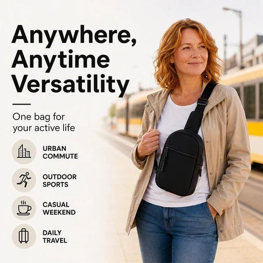 📣Limited Time-50% OFF💥Upgraded Travel Sling Bag 2.0 – Anti-Theft & 500D Durability