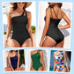 💖LAST DAY SPECIAL PRICE: ￡15.99!!💖Women's Cutout One Shoulder One Piece Swimsuit👙