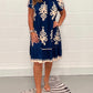 🌸Spring Special Sale 60% OFF!!🌸Geometric Pattern Multi Print Square Neck Dress