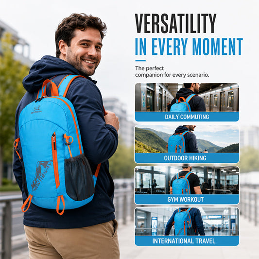 🌧️Foldable Waterproof Camping Backpack – Lightweight Portable Outdoor Travel Rucksack⛺