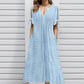 ⏰Last Day Sale 50% Off💃Women's Elegant V-Neck Hollow-Out Solid Dress