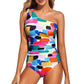 💖LAST DAY SPECIAL PRICE: ￡15.99!!💖Women's Cutout One Shoulder One Piece Swimsuit👙