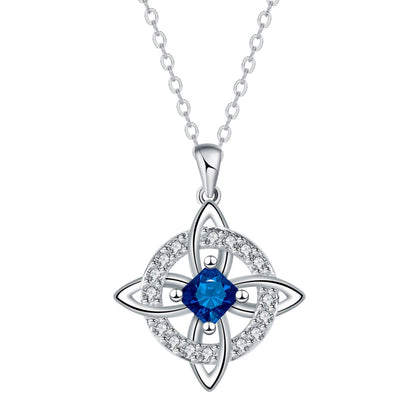 Mystical Birthstone Witches Knot Necklace – Natural Crystal🔮💞Protect Your Loved Ones