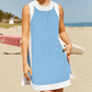 ⏰Hot Sale 50% OFF🔥Women's Casual Color Block Sleeveless Tops Matching Shorts with Pockets