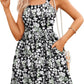⏰Hot Sale 70% Off💃Women's Summer Square Neck A-Line Mini Dress with Pockets