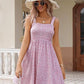 ⏰Hot Sale 70% Off💃Women's Summer Square Neck A-Line Mini Dress with Pockets