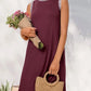 🎉Last Day Promotion 50% OFF💃Women's Casual Sleeveless Crew Neck Midi Dress