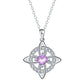 Mystical Birthstone Witches Knot Necklace – Natural Crystal🔮💞Protect Your Loved Ones