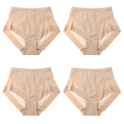 🎁Buy 1 Get 4 Packs 🩲High Waist Ice Silk Seamless Shaping Briefs