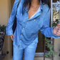 💖LAST DAY SALE 60% OFF💕🌙Women’s Faux Denim Pajama 2-Piece Set