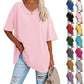 🌷2025 Limited Sale 50% Off🌷Ladies V-Neck T-Shirt