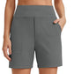 ⏳HOT SALE 70% OFF🔥 Women's High-Waist Bermuda Shorts with Pockets 🎯 | Running Yoga Casual Activewear 😎 | Buy 2 FREE Shipping – UK Stock! 🇬🇧