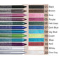 💕Limited Sale 50% OFF💧14-Pack Waterproof Colored Gel Eyeliner Pencil – Metallic & Shimmer Finishes, Smudge-Proof（Pencil sharpener color is random）