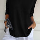 💖LAST DAY SALE 50% OFF🥰Solid Color Knitted V-neck Top