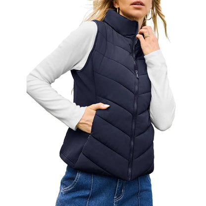 ❄️Christmas Sale 70% OFF🔥Women's Warm Stand Collar Vest