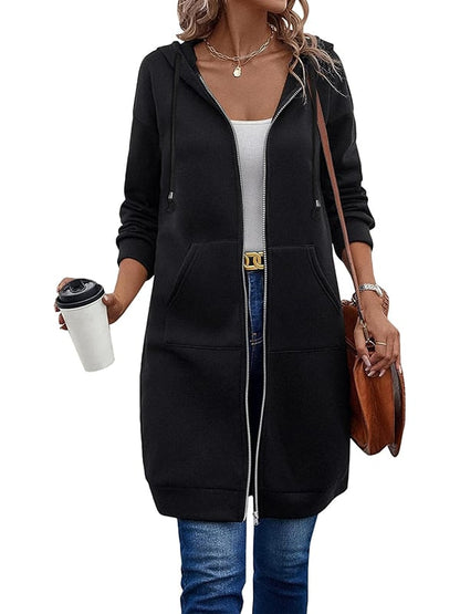 🌸LAST DAY - 50% OFF🥰Women Casual Zip up Fleece Hoodies