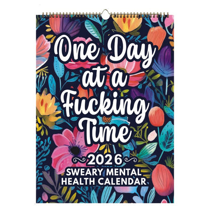 💝New Year Sale 50% Off✨2026 Sweary Mental Health Calendar
