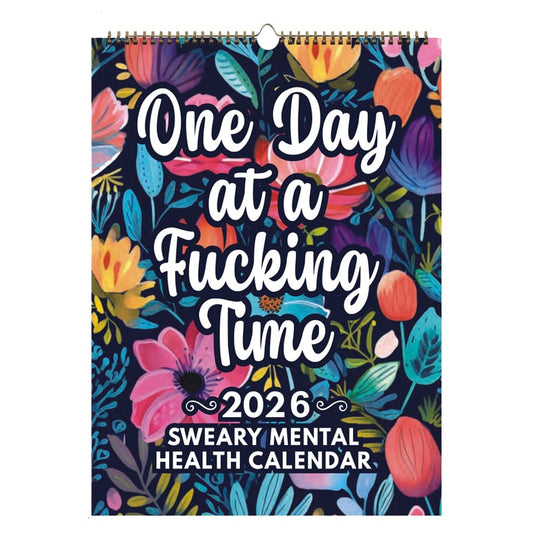 💝New Year Sale 50% Off✨2026 Sweary Mental Health Calendar