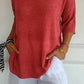 💖LAST DAY SALE 50% OFF🥰Solid Color Knitted V-neck Top