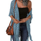 🔥This Week's Special Price: £14.99!!😍Women’s Oversized Knit Cardigan – Lightweight Crochet Tassel Kimono for Spring & Summer 🌸