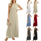 💕Limited Hot Sale 60% OFF💃🌿Women's Casual Loose Split Wrinkle-Free Long Dress
