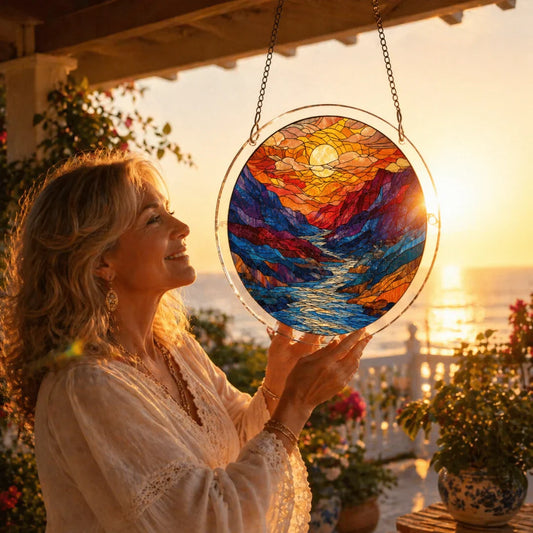 🔥LAST DAY 70% OFF 🧩Acrylic 80 Pcs Puzzle✨Suncatcher Hanging Ornament