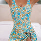 👙Last Day Sale 60% OFF💃Women's One Piece Tummy Control Tie Knot Swimsuit