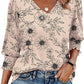 ⏰Limited Time Sale-50% OFF🏖️Women Dressy Casual 3/4 Length Sleeve Blouses with Smocked Cuffs