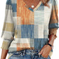 ⏰Limited Time Sale-50% OFF🏖️Women Dressy Casual 3/4 Length Sleeve Blouses with Smocked Cuffs