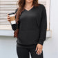💖70% OFF✨🍂Women's Hoodless V-neck Sweatshirt With Kangaroo Pocket