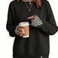 🥰Autumn Sale 50% OFF!💛Women's Loose Faux Two‑Piece Sweatshirt