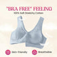 📢📢BIG SALE!!💟Comfortable Wireless Front Closure Breathable Cotton Lifting Bra