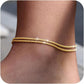 🌸Mother's Day Promotion🥰Dainty Layered Waterproof Anklet For