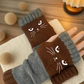 🎁Last Day Promotion 50% OFF🐱 Cute Women’s Knitted Cat Gloves — For Warm Hands & Free Fingers🧶