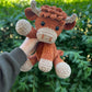 🎅Christmas Sale 50% OFF!!🎄🔥Crochet Highland Cow Amigurumi Pattern🐮- DIY Kit & Finished Plush