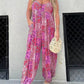 🔥Summer Limited Sale 50% OFF🔥Cooper Patchwork Print Loose Jumpsuit
