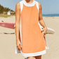 ⏰Hot Sale 50% OFF🔥Women's Casual Color Block Sleeveless Tops Matching Shorts with Pockets