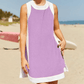 ⏰Hot Sale 50% OFF🔥Women's Casual Color Block Sleeveless Tops Matching Shorts with Pockets