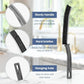 🧹✨5-in-1 Hygienic Cleaning Brush Set - for Kitchen, Bathroom, Tiles, Grout & All Surfaces | Prevent Cross-Contamination