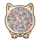 🎅Christmas Sale 50% OFF🐱135-Piece Morandi-Colored Cat Shaped Wooden Jigsaw Puzzle