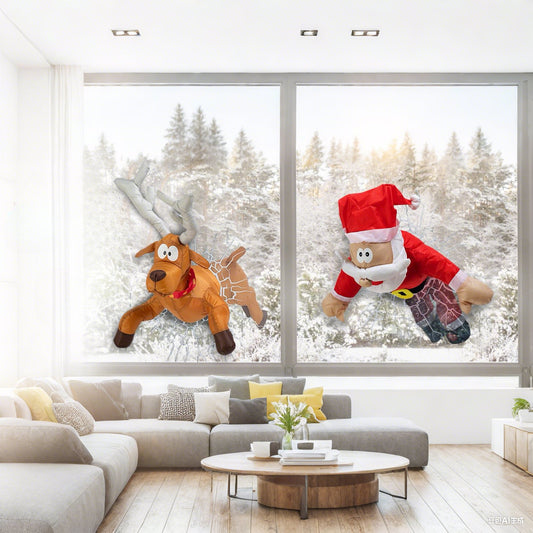 🎅Christmas Sale 50% OFF🫎Crashing Reindeer & Santa Set