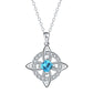 Mystical Birthstone Witches Knot Necklace – Natural Crystal🔮💞Protect Your Loved Ones