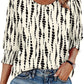 ⏰Limited Time Sale-50% OFF🏖️Women Dressy Casual 3/4 Length Sleeve Blouses with Smocked Cuffs