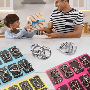 🎁Buy 1 Get 1 Free🔥Metal Puzzle Ring,Educational intellectual Toys IQ Toys,Metal Brain teaser Puzzles