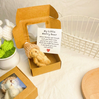 🎁BUY 1 GET 1 FREE!!✨Handmade Mini Plush Teddy Bear in Box