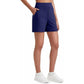 ⏳HOT SALE 70% OFF🔥 Women's High-Waist Bermuda Shorts with Pockets 🎯 | Running Yoga Casual Activewear 😎 | Buy 2 FREE Shipping – UK Stock! 🇬🇧