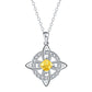 Mystical Birthstone Witches Knot Necklace – Natural Crystal🔮💞Protect Your Loved Ones