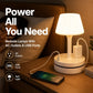 💡Last Day Promotion 50% OFF🔥3-Outlet Power Strip with USB-A & USB-C Charging Ports, Built-In Desk Lamp