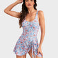 👙Last Day Sale 60% OFF💃Women's One Piece Tummy Control Tie Knot Swimsuit